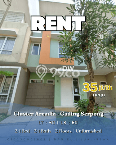 Disewakan Rumah Murah di Gading Serpong Tangerang Punya 2 KT Disewakan Rumah Murah di Gading Serpong Tangerang Punya 2 KT
