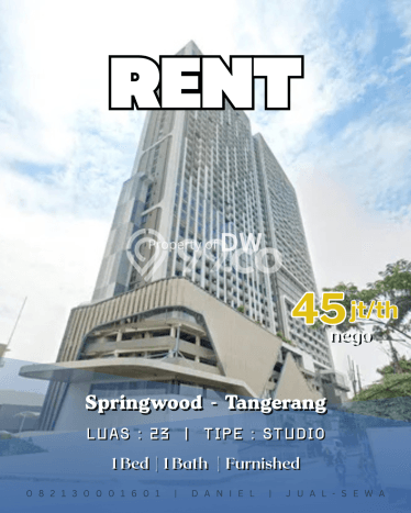 Sewa Sekarang Apartemen Strategis 0 KT, 0 KM di Kawasan Tangerang Sewa Sekarang Apartemen Strategis 0 KT, 0 KM di Kawasan Tangerang
