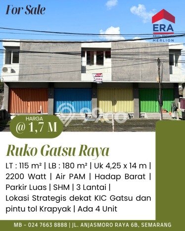 Ruko Bagus LT 115m2 LB 180m2 Dijual di Semarang Barat Semarang Ruko Bagus LT 115m2 LB 180m2 Dijual di Semarang Barat Semarang