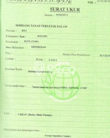 HARGA TERBAIK! Tanah Kawasan Umalas, Luas 1000m², Dekat Jalan Raya, Area Berkembang HARGA TERBAIK! Tanah Kawasan Umalas, Luas 1000m², Dekat Jalan Raya, Area Berkembang