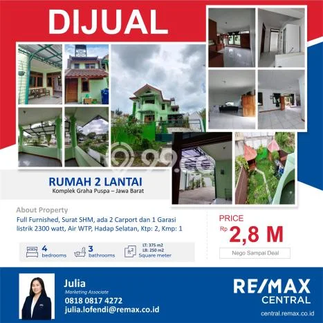 Rumah Eksklusif lokasi Lembang, Bandung Barat, LT 375m2m² Bangunan 250m2m² Rumah Eksklusif lokasi Lembang, Bandung Barat, LT 375m2m² Bangunan 250m2m²