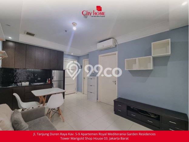 Apartemen Nyaman untuk Disewa, 2 Kamar di Jakarta Barat Apartemen Nyaman untuk Disewa, 2 Kamar di Jakarta Barat