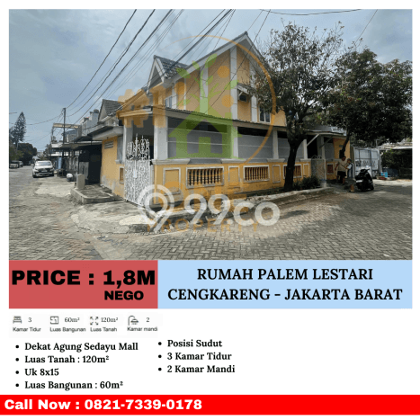 Rumah Strategis Minimalis Lb 60m2 di Cengkareng, Jakarta Barat Rumah Strategis Minimalis Lb 60m2 di Cengkareng, Jakarta Barat