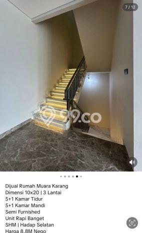 For Sale! Luxury House LT 200m2 Desain Modern di Muara Karang For Sale! Luxury House LT 200m2 Desain Modern di Muara Karang
