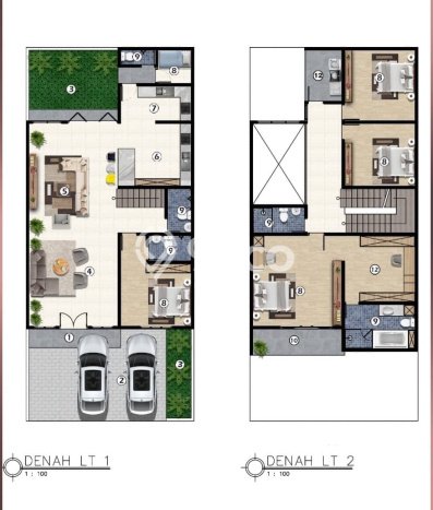 Rumah Modern area Batam Centre, Batam, LT 180m² LB 285m² Rumah Modern area Batam Centre, Batam, LT 180m² LB 285m²