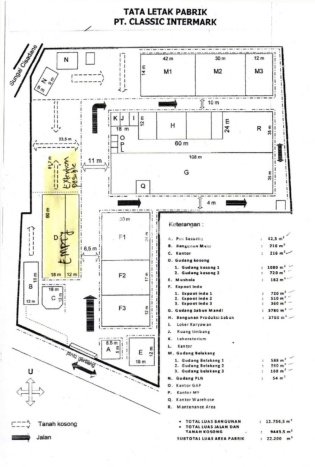 Pabrik Bagus Dijual LB 12261m2 Lokasi Strategis Tangerang Area Cocok untuk Bisnis Pabrik Bagus Dijual LB 12261m2 Lokasi Strategis Tangerang Area Cocok untuk Bisnis