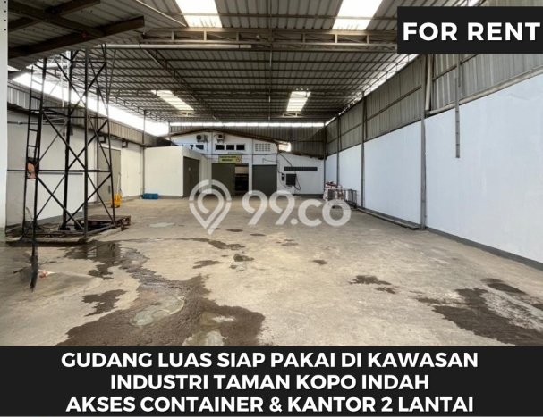 Unit Gudang Disewakan di Taman Kopo Indah di Area Ramai & Strategis Unit Gudang Disewakan di Taman Kopo Indah di Area Ramai & Strategis