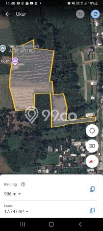 Tanah di Tumpang, Malang Luas 3640m2 Dijual Segera Tanah di Tumpang, Malang Luas 3640m2 Dijual Segera