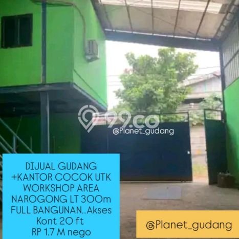 KAWASAN BISNIS! Gudang Kawasan , Luas 300m2m², Lokasi Premium KAWASAN BISNIS! Gudang Kawasan , Luas 300m2m², Lokasi Premium
