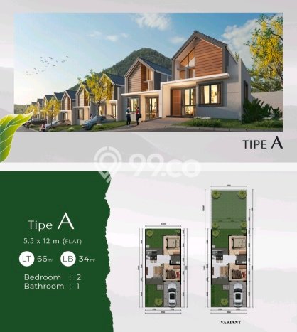 Rumah Minimalis 2 KT di Sentul City Bogor Unfurnished Rumah Minimalis 2 KT di Sentul City Bogor Unfurnished
