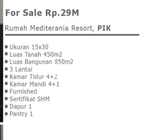 Rumah Elit Modern Tanpa Renovasi di Pantai Indah Kapuk Jakarta Utara Rumah Elit Modern Tanpa Renovasi di Pantai Indah Kapuk Jakarta Utara
