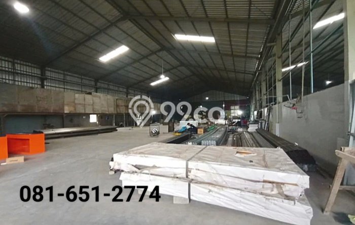 Pabrik Paling Dicari LB 5800m2 Dijual di Menganti Pabrik Paling Dicari LB 5800m2 Dijual di Menganti
