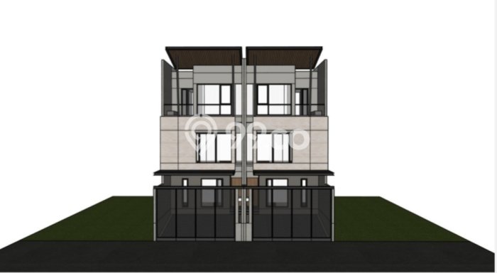 For Sale! Luxury House LT 120m2 Desain Elegan di Green Ville For Sale! Luxury House LT 120m2 Desain Elegan di Green Ville