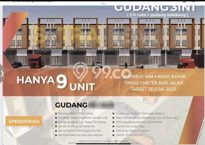 Gudang Dijual di Prime Area Jakarta Utara Luas 842m2 Gudang Dijual di Prime Area Jakarta Utara Luas 842m2