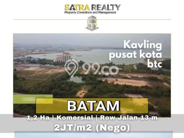 Tanah Dijual Lokasi Batam Kota Batam - Tanah Dijual Lokasi Batam Kota Batam -