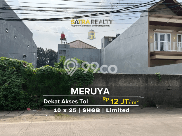 Tanah Dijual di Jakarta Barat Seluas 250m2 Strategis Tanah Dijual di Jakarta Barat Seluas 250m2 Strategis
