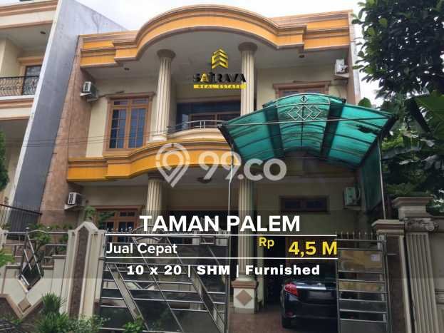 Ready to Use! Luxury House LT 200m2 Desain Modern di Taman Palem Ready to Use! Luxury House LT 200m2 Desain Modern di Taman Palem