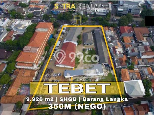 Dijual Tanah di Tebet Jakarta Selatan Luas 9926m2 - Dijual Tanah di Tebet Jakarta Selatan Luas 9926m2 -