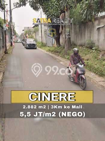 Tanah Investasi Dijual di Jakarta Selatan Punya Luas 2882m2 Tanah Investasi Dijual di Jakarta Selatan Punya Luas 2882m2