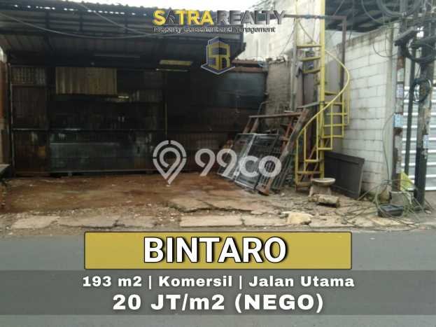 Dijual Tanah 193m2 di Bintaro, Tangerang Selatan Dijual Tanah 193m2 di Bintaro, Tangerang Selatan