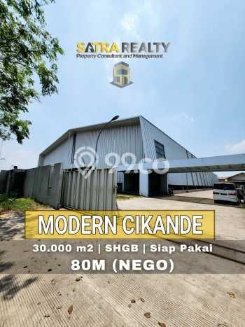 Unit Gudang Dijual di Cikande Serang Luas Tanah 30000m2, Luas Bangunan 7200m2 Unit Gudang Dijual di Cikande Serang Luas Tanah 30000m2, Luas Bangunan 7200m2