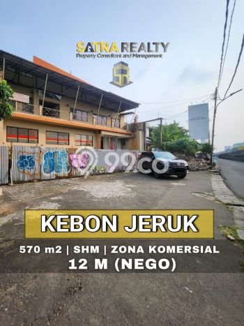 Lahan untuk Dijual di Kebon Jeruk Jakarta Barat Luas 570m2 Lahan untuk Dijual di Kebon Jeruk Jakarta Barat Luas 570m2