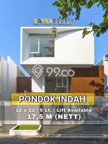 For Sale! Premium House LT 264m2 Desain Modern di Pondok Indah For Sale! Premium House LT 264m2 Desain Modern di Pondok Indah