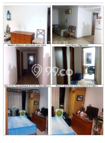 Untuk Dijual Apartemen 3 KT & 3 KM di Jakarta Pusat Lokasi Strategis Untuk Dijual Apartemen 3 KT & 3 KM di Jakarta Pusat Lokasi Strategis
