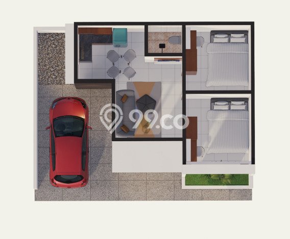 Rumah di Kasihan, LT 75m², Bangunan 40m² Rumah di Kasihan, LT 75m², Bangunan 40m²