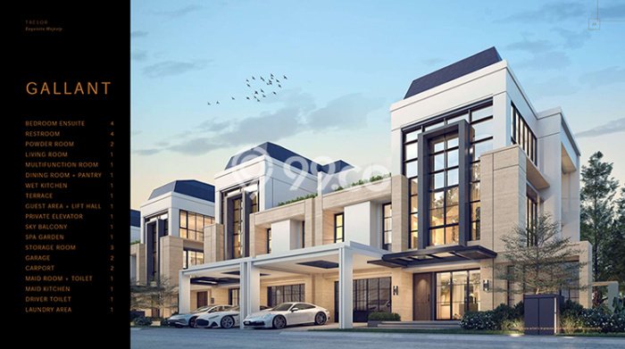 Ready to Use! Luxury House LT 240m2 Desain Modern di BSD City Ready to Use! Luxury House LT 240m2 Desain Modern di BSD City