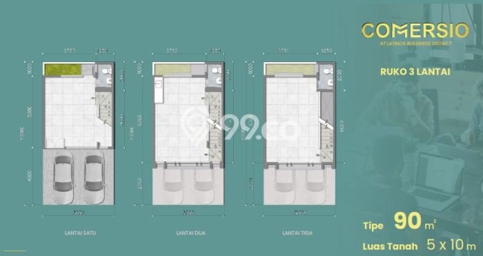Dijual! Ruko di BSD City Tangerang LT 50m2 / LB 90m2 Kawasan Strategis Dijual! Ruko di BSD City Tangerang LT 50m2 / LB 90m2 Kawasan Strategis