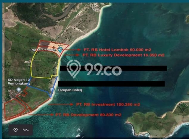 Lahan Kosong Dijual di Lombok Timur dengan Area 247560m2 Lahan Kosong Dijual di Lombok Timur dengan Area 247560m2