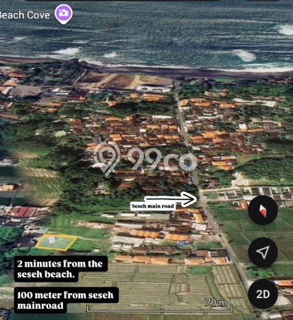 Tanah Premium Kawasan Seseh, Luas 716m2m², Disewakan Tanah Premium Kawasan Seseh, Luas 716m2m², Disewakan