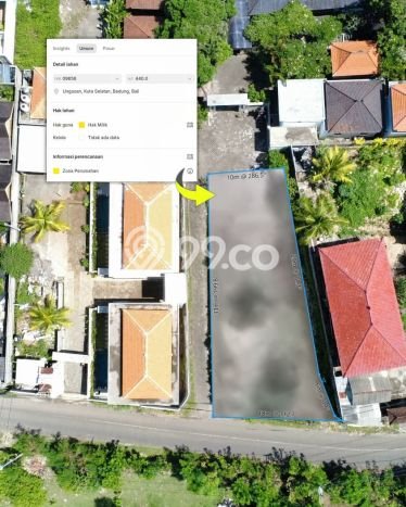 Lahan Dijual Lokasi Strategis di Badung dengan Luas 440m2 Lahan Dijual Lokasi Strategis di Badung dengan Luas 440m2