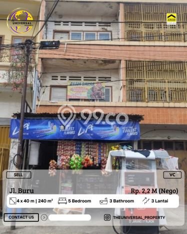 Unit Ruko Dijual di Wajo Makassar Luas Bangunan 240m2 Unit Ruko Dijual di Wajo Makassar Luas Bangunan 240m2