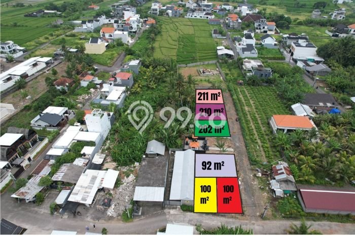 Tanah Kavling Dijual di Kedungu, Tabanan dengan Luas Tanah 200m2 Tanah Kavling Dijual di Kedungu, Tabanan dengan Luas Tanah 200m2