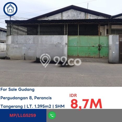 Gudang Dijual Lokasi Emas di Kosambi Luas 1761m2 Gudang Dijual Lokasi Emas di Kosambi Luas 1761m2