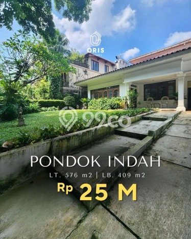 Hunian Mewah LB 409m2 Siap Pakai Desain Elegan di Pondok Indah, Jakarta Selatan Hunian Mewah LB 409m2 Siap Pakai Desain Elegan di Pondok Indah, Jakarta Selatan