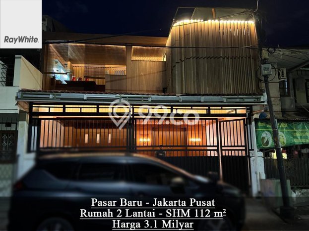 Rumah Lingkungan Asri di Pasar Baru, Jakarta Pusat, LT 112m² LB 153m² Rumah Lingkungan Asri di Pasar Baru, Jakarta Pusat, LT 112m² LB 153m²