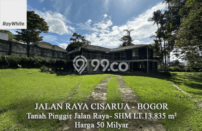 Tanah Kosong Dijual di Bogor dengan Area 13835m2 Tanah Kosong Dijual di Bogor dengan Area 13835m2