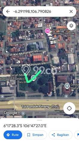 Tanah Dijual Lokasi Cilandak, Jakarta Selatan dengan Luas Tanah 18287m2 dan Status - Tanah Dijual Lokasi Cilandak, Jakarta Selatan dengan Luas Tanah 18287m2 dan Status -