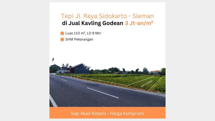 Tanah Komersial Dijual di Jetis Yogyakarta 300m2 Tanah Komersial Dijual di Jetis Yogyakarta 300m2