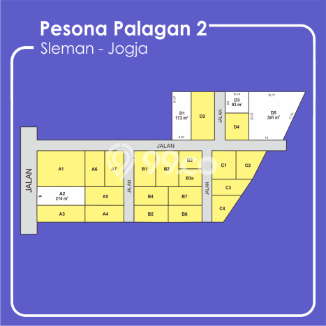 Lahan untuk Dijual Lokasi Gondokusuman, Yogyakarta Luas 356m2 SHM Lahan untuk Dijual Lokasi Gondokusuman, Yogyakarta Luas 356m2 SHM