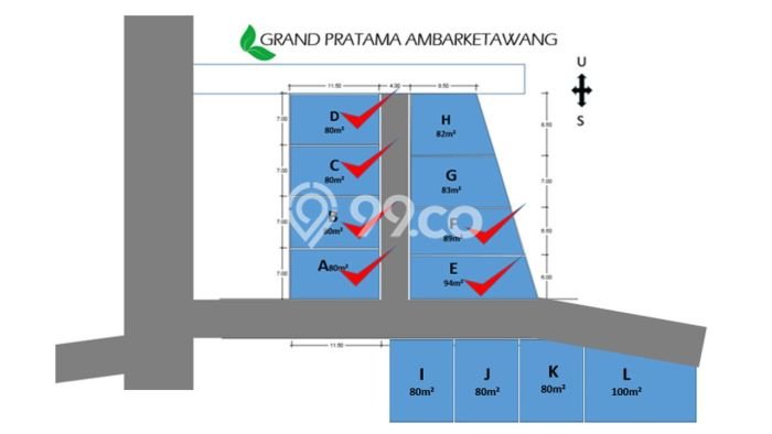 Lahan Kosong Dijual di Sleman dengan Area 101m2 Lahan Kosong Dijual di Sleman dengan Area 101m2