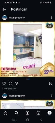Jarang Ada! Rumah Kontrakan 4 Kamar Nyaman Siap Huni Citra Garden Jarang Ada! Rumah Kontrakan 4 Kamar Nyaman Siap Huni Citra Garden