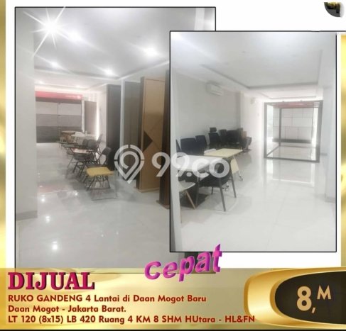 Ruko Dijual di Kawasan Daan Mogot, Jakarta Barat Harga Kompetitif Ruko Dijual di Kawasan Daan Mogot, Jakarta Barat Harga Kompetitif
