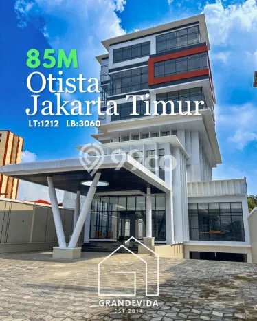 Dijual! Kantor di Otista Jakarta Timur LT 1212m2 / LB 3060m2 Kawasan Strategis Dijual! Kantor di Otista Jakarta Timur LT 1212m2 / LB 3060m2 Kawasan Strategis