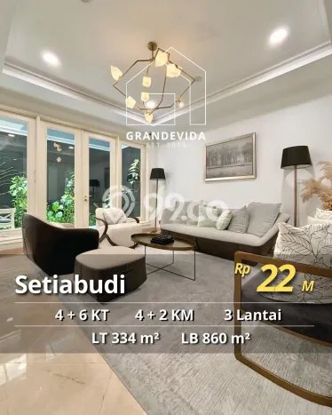 Jual Rumah Luas Elegan Dengan View Cantik di Setiabudi, Jakarta Selatan Jual Rumah Luas Elegan Dengan View Cantik di Setiabudi, Jakarta Selatan