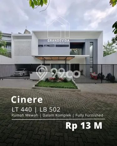 Hunian Mewah Dijual LT 440m2 di Cinere, Depok Hunian Mewah Dijual LT 440m2 di Cinere, Depok