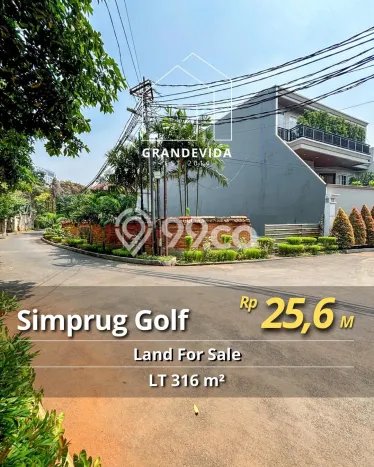 Tanah Dijual Area Strategis di Simprug Jakarta Selatan 316m2 Tanah Dijual Area Strategis di Simprug Jakarta Selatan 316m2